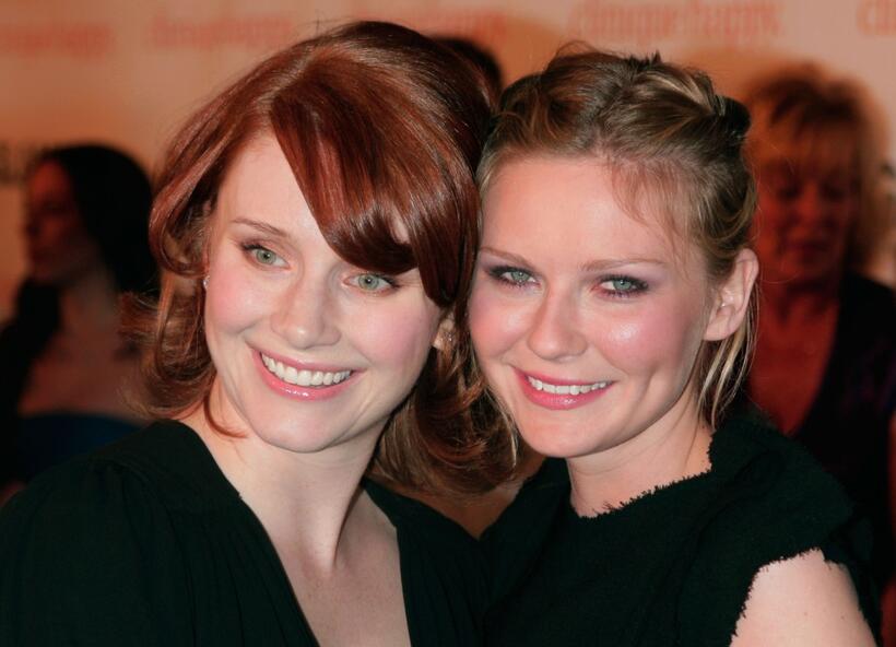 Kirsten Dunst and Bryce Dallas Howard at the Glamour Reel Moments party held at the Directors Guild of America.