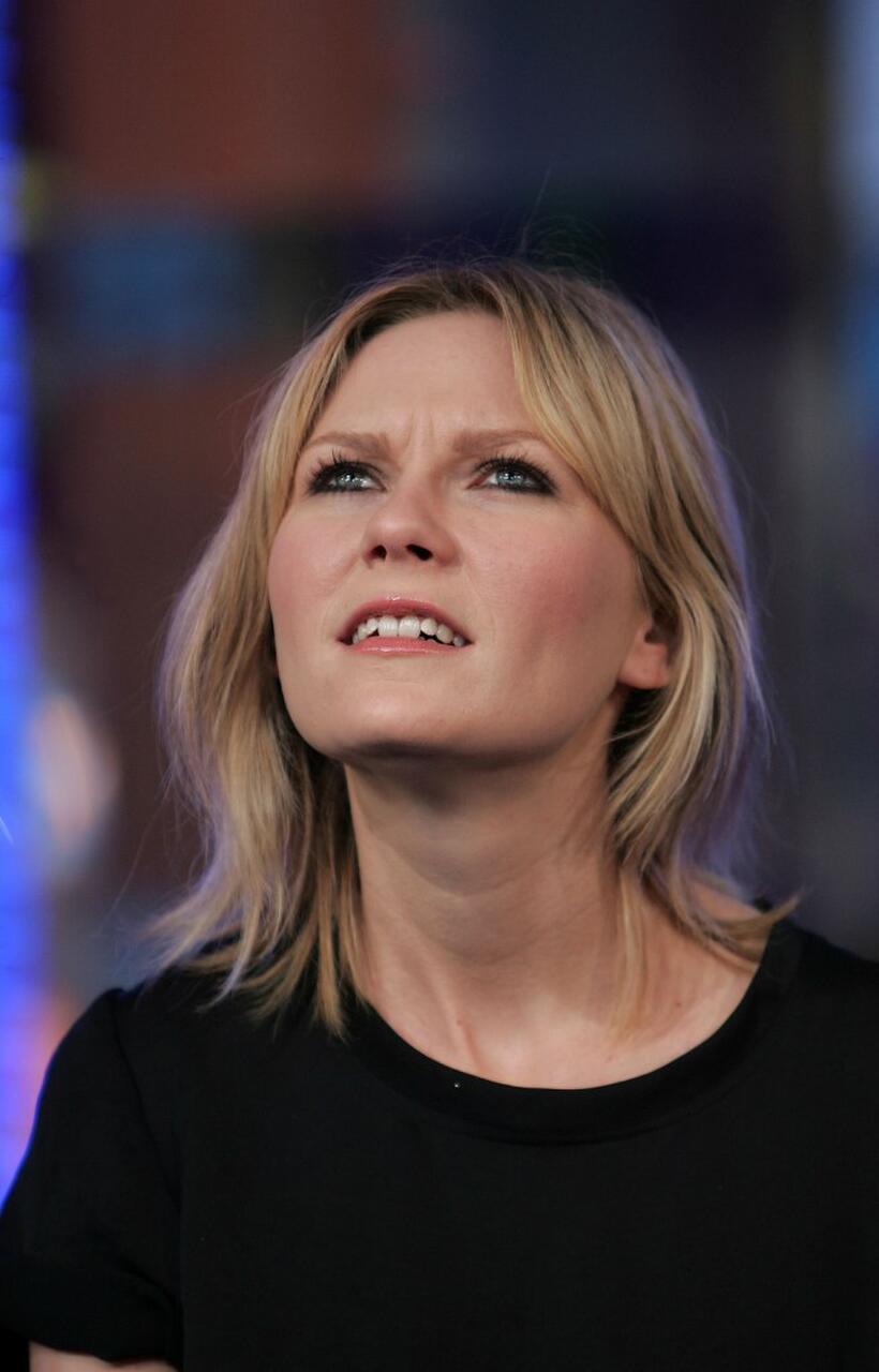 Kirsten Dunst at the MTV's Total Request Live at the MTV Times Square Studios.