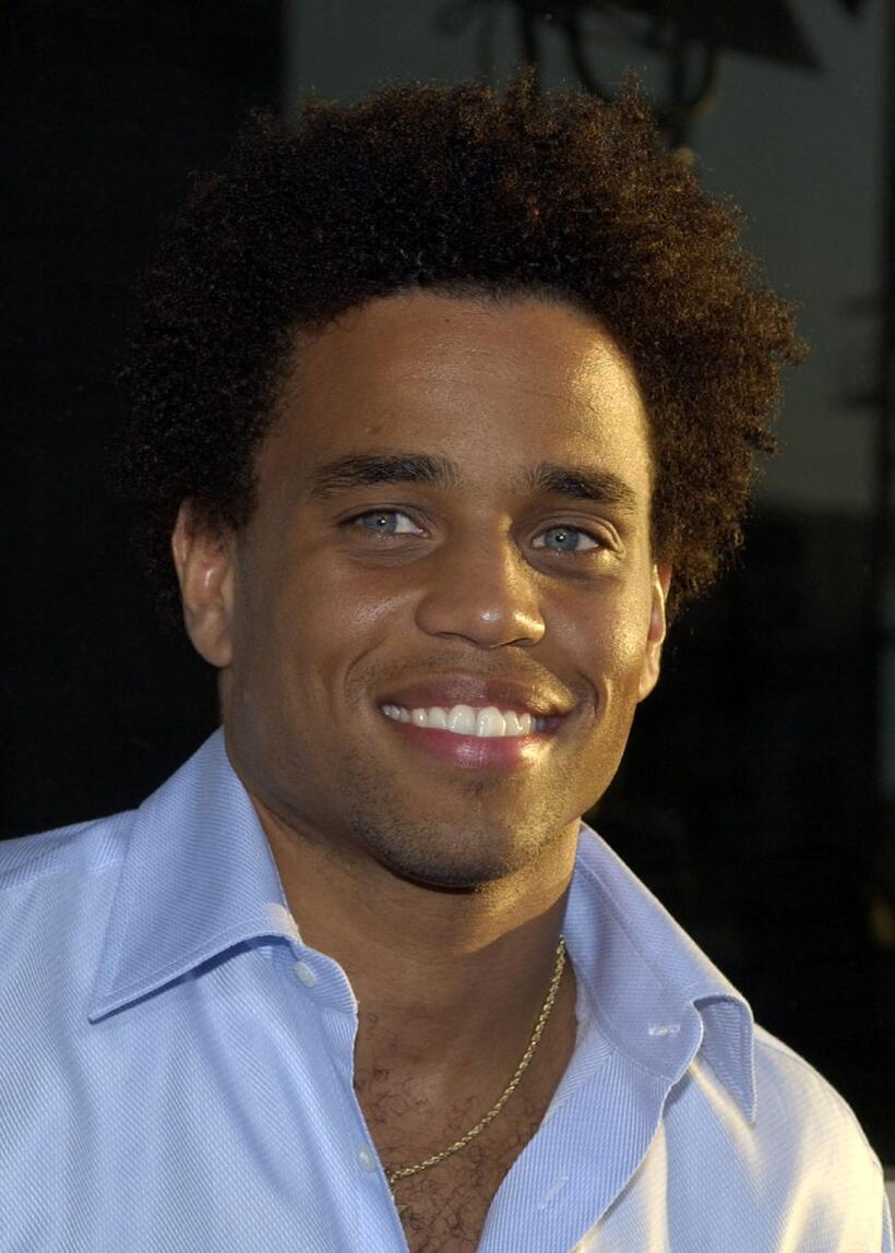 Michael Ealy at the premiere of "Barbershop."