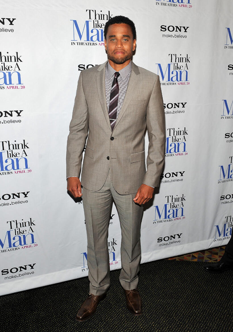 Michael Ealy at the New York premiere of "Think Like A Man."