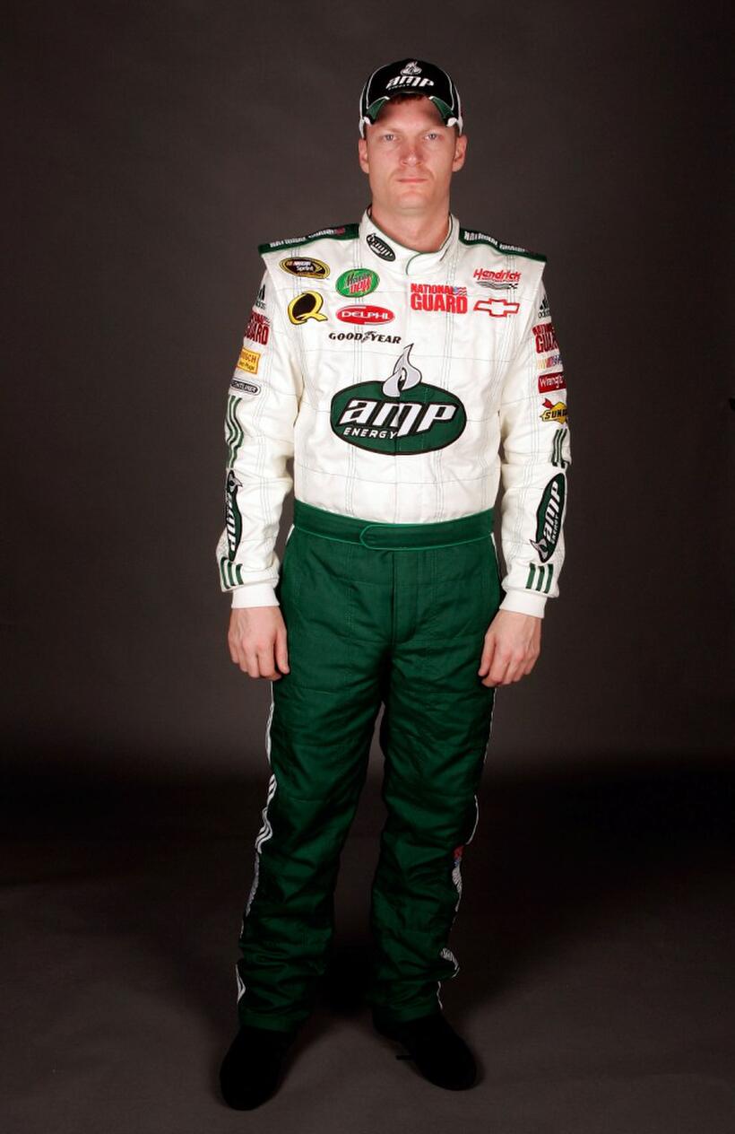 Dale Earnhardt Jr. at the NASCAR Sprint Cup Series media day.