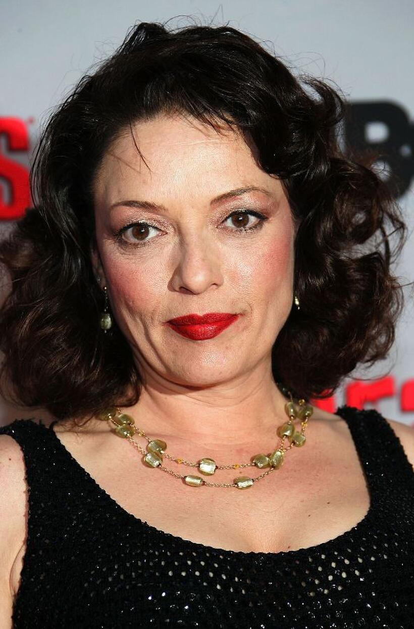 Sharon Angela at the premiere of "The Sopranos."