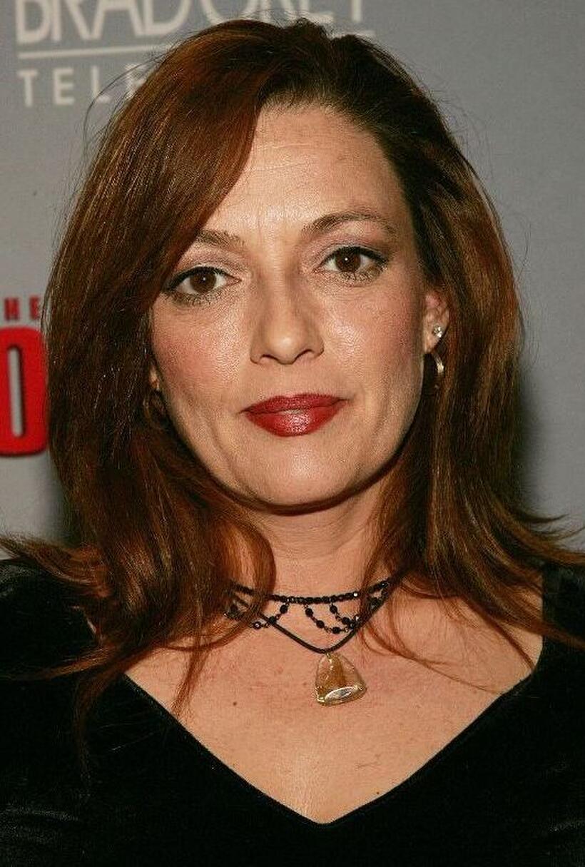 Sharon Angela at the season premiere of "The Sopranos."