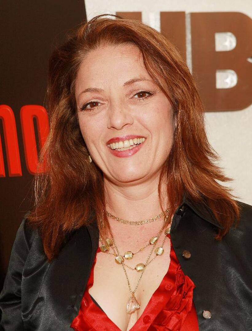 Sharon Angela at the screening of "The Sopranos."