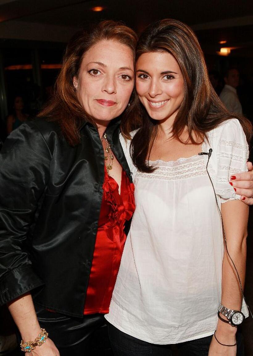 Sharon Angela and Jamie-Lynn Sigler at the screening of "The Sopranos."