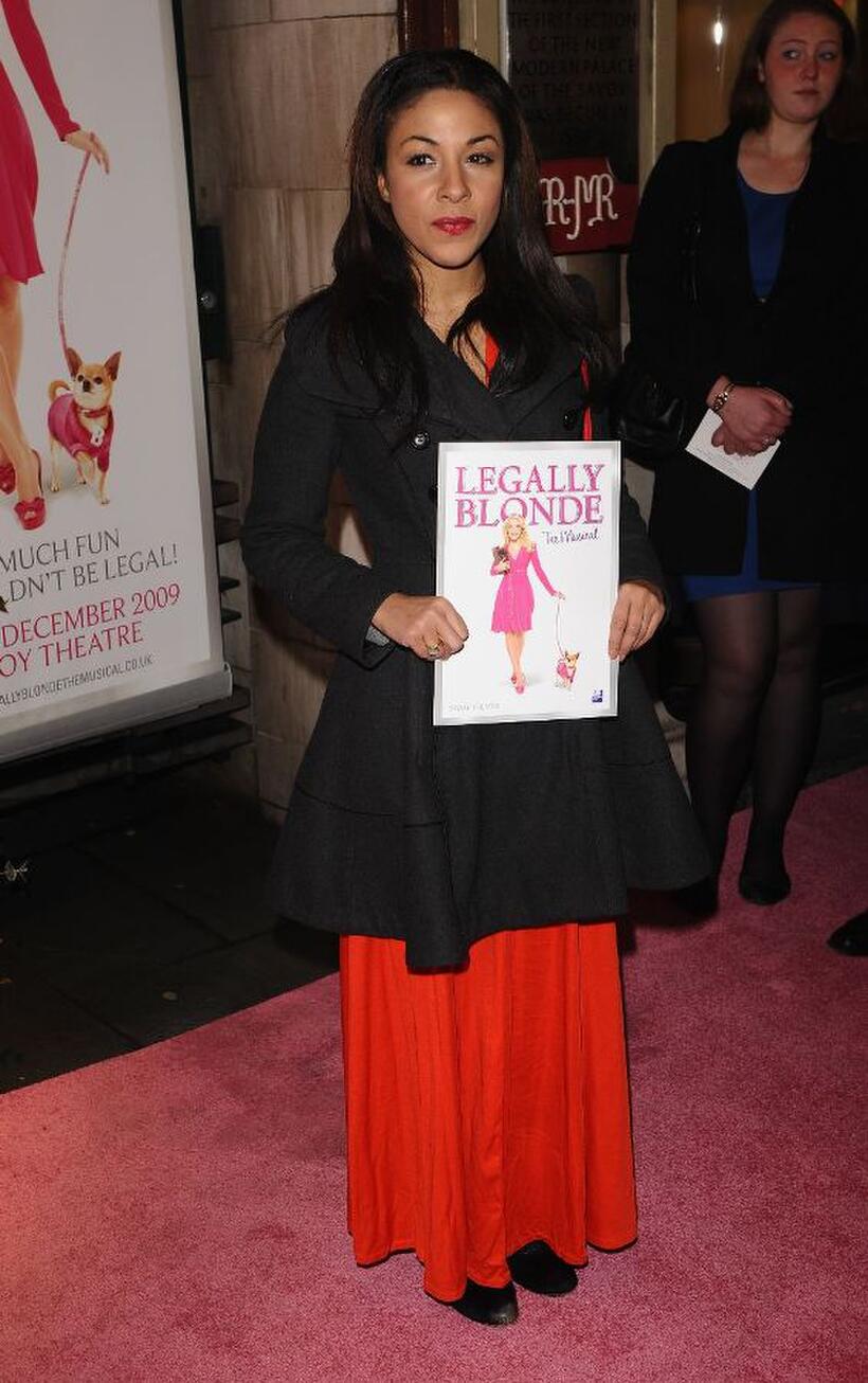 Kathryn Drysdale at the gala performance of "Legally Blonde."