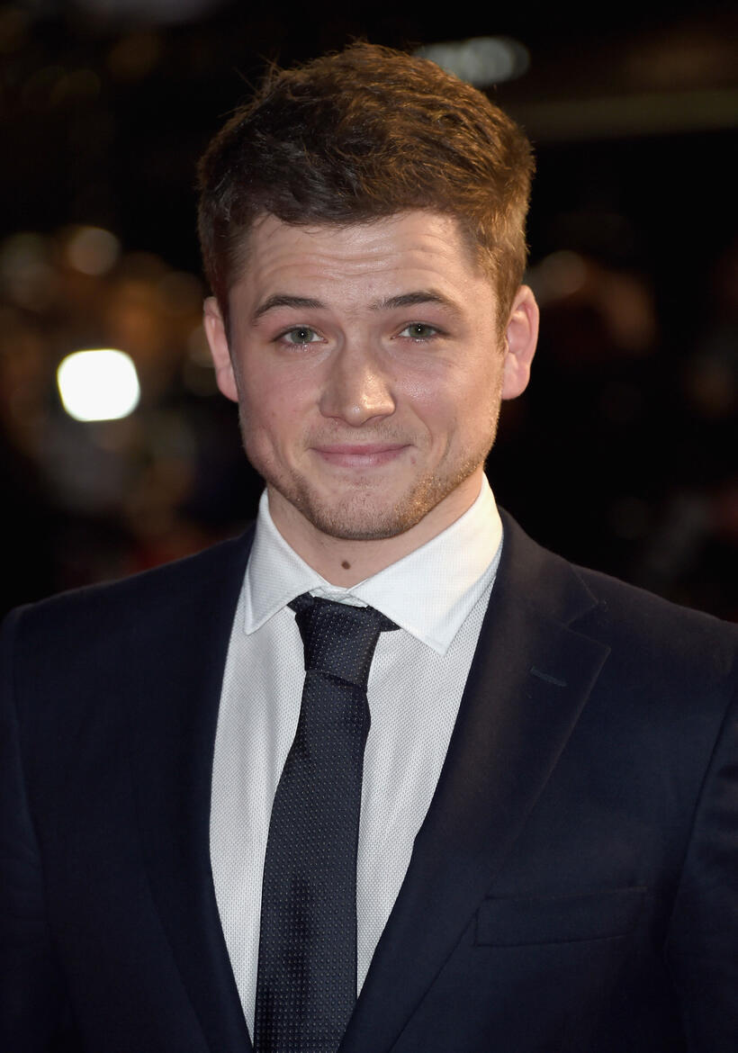 Taron Egerton at the World premiere of "Testament Of Youth" during the 58th BFI London Film Festival.
