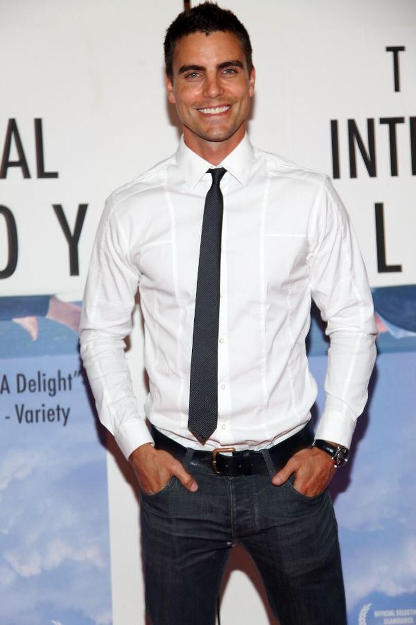 Colin Egglesfield at the premiere of "The Last International Playboy."