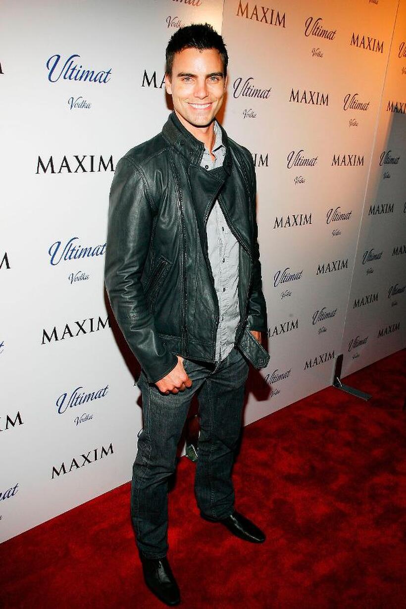 Colin Egglesfield at the December Maxim Issue with Ashley Greene.