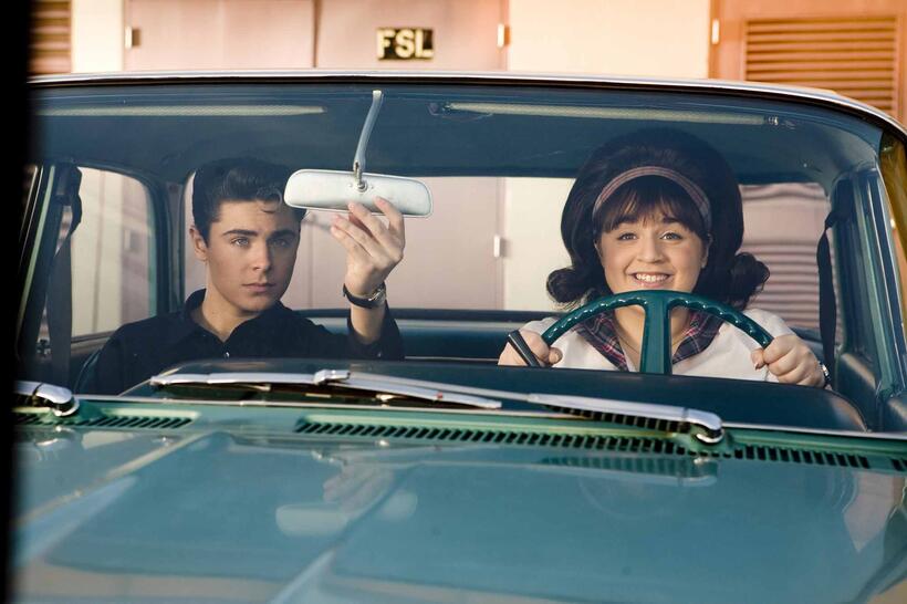 Zac Efron and Nikki Blonsky in "Hairspray."