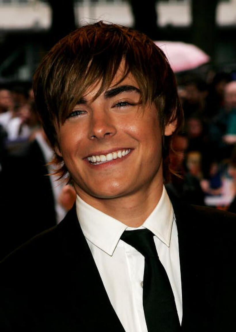"Hairspray" star Zac Efron at the London premiere.