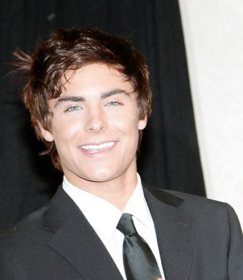 Zac Efron at the Paris photocall of "Hairspray."