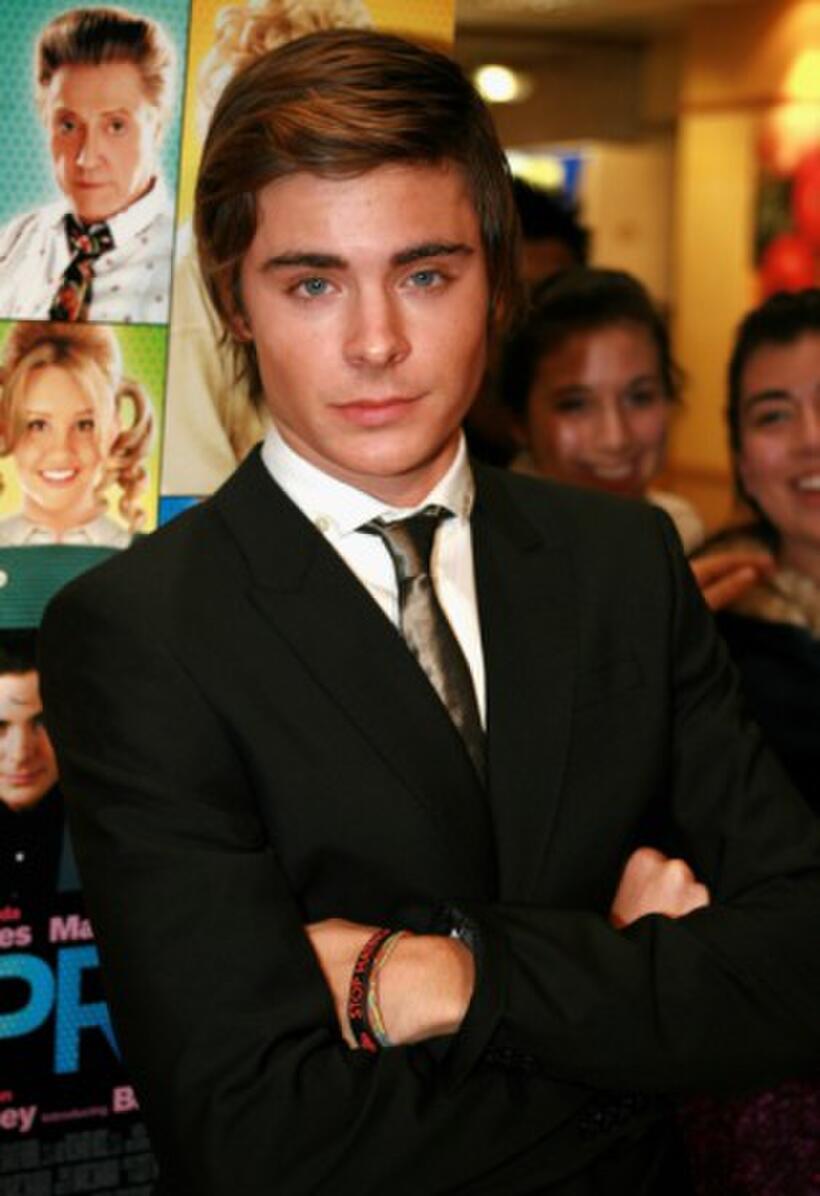 Zac Efron at the Sydney premiere of "Hairspray."