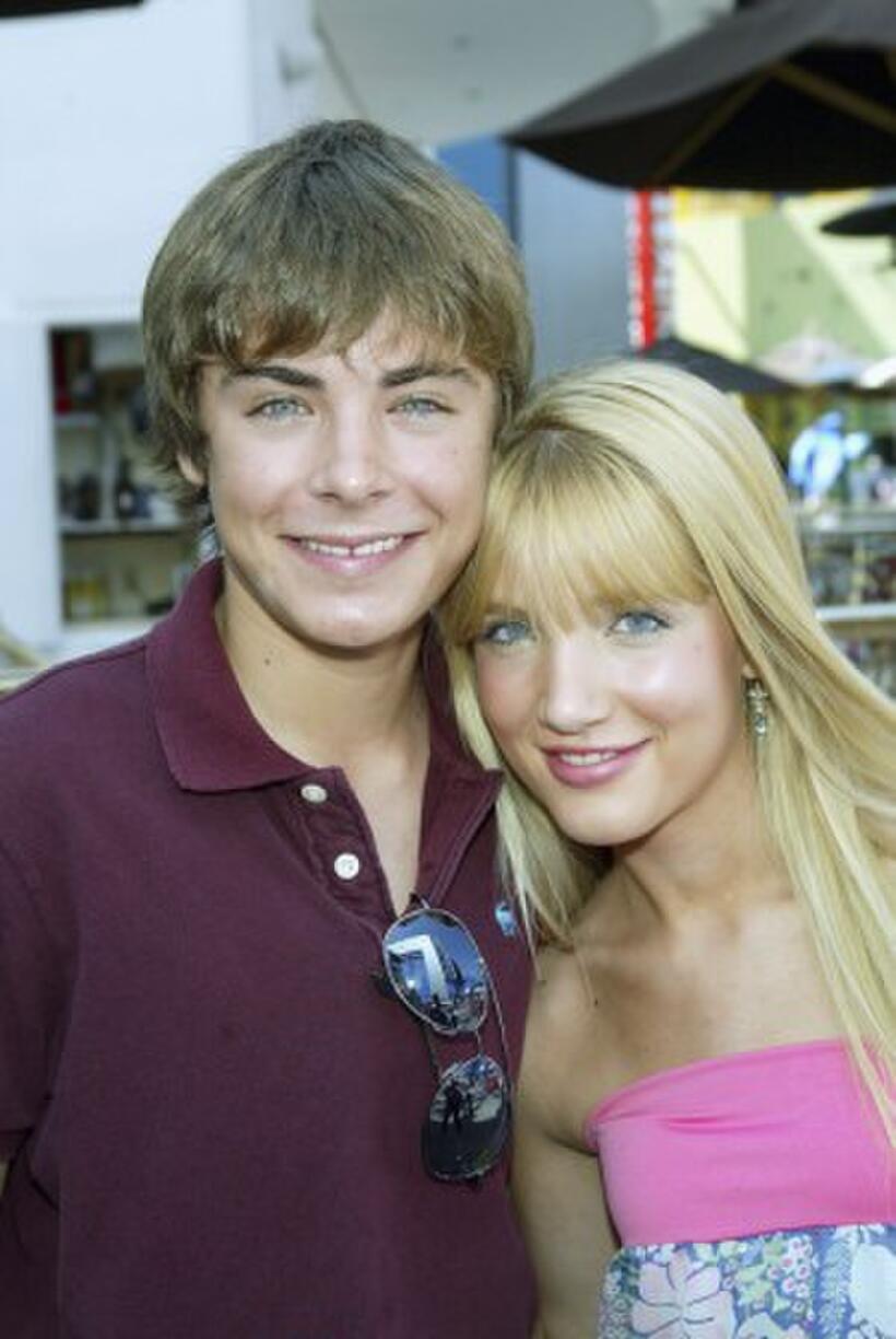 Zac Efron and Shelley Buckner at the Los Angeles premiere of "Thunderbirds."