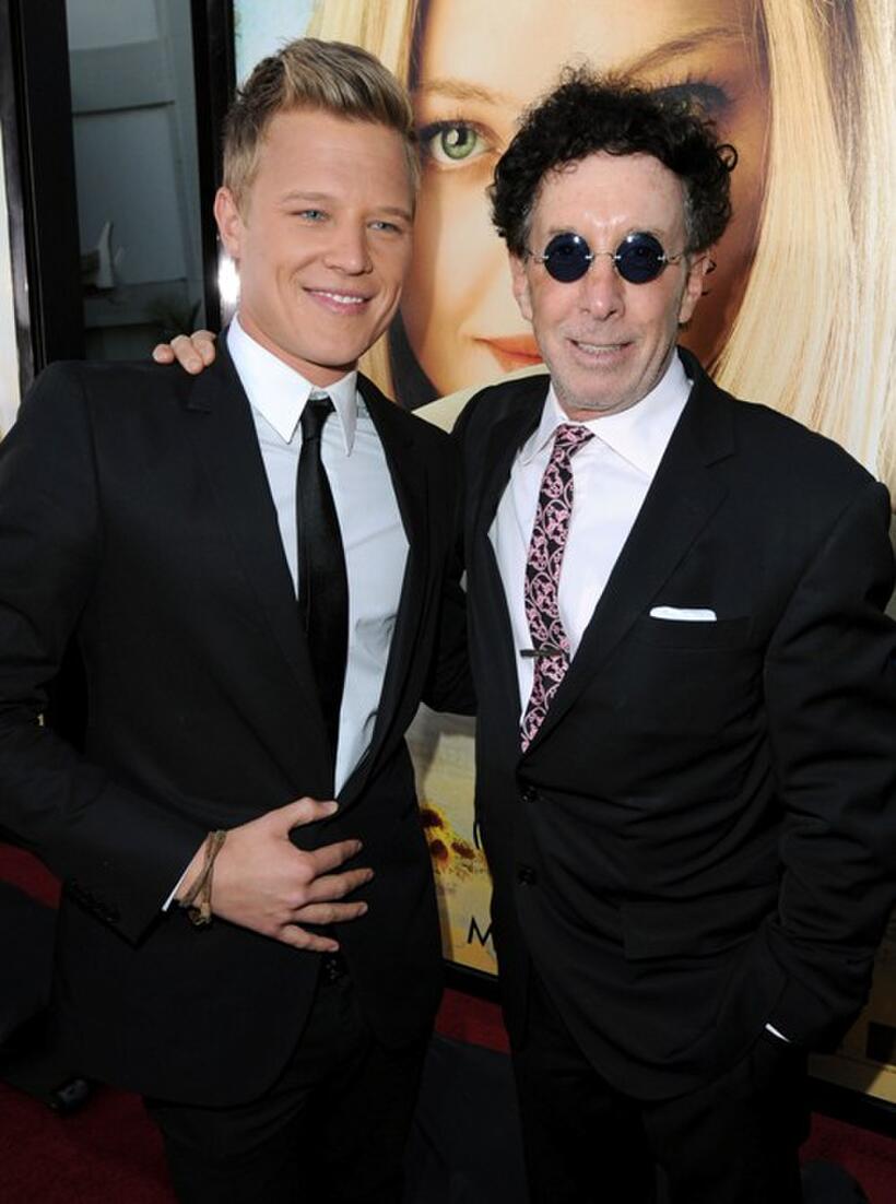 Chris Egan and Mark Canton at the premiere of "Letters To Juliet."