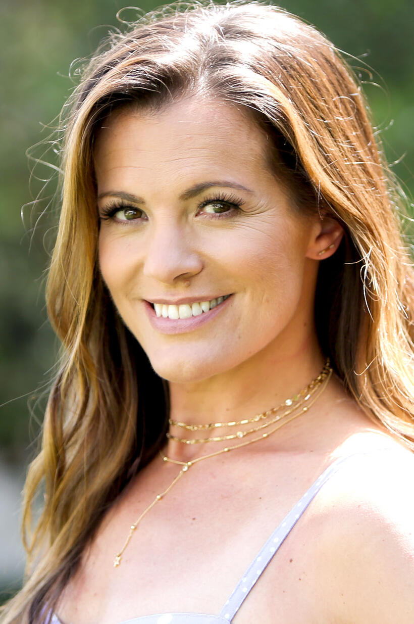 Melissa Claire Egan at Hallmark's "Home & Family" in Universal City, California.