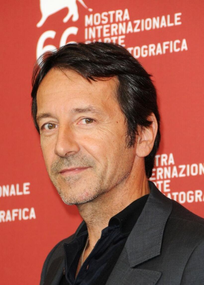 Jean-Hugues Anglade at the photocall of "Persecution" during the 66th Venice Film Festival.