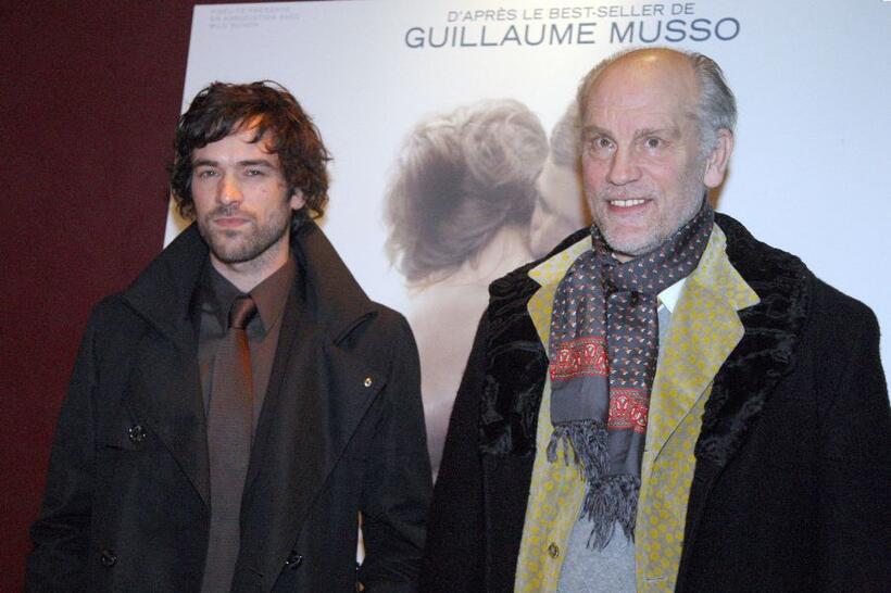 Romain Duris and John Malkovich at the premiere of "Afterwards."