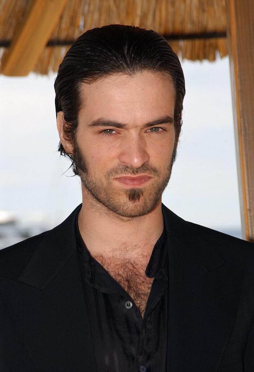 Romain Duris at the photocall of "Arsene Lupin" during the 56th Cannes film festival.