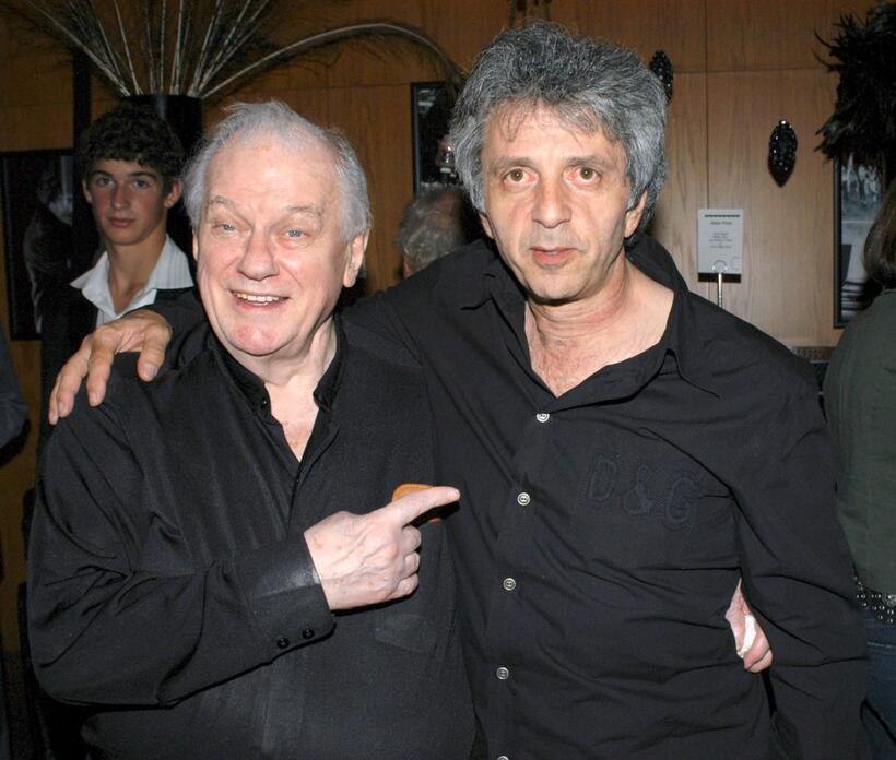 Charles Durning and Peter Antico at the Los Angeles world premiere of "Dirty Deeds".