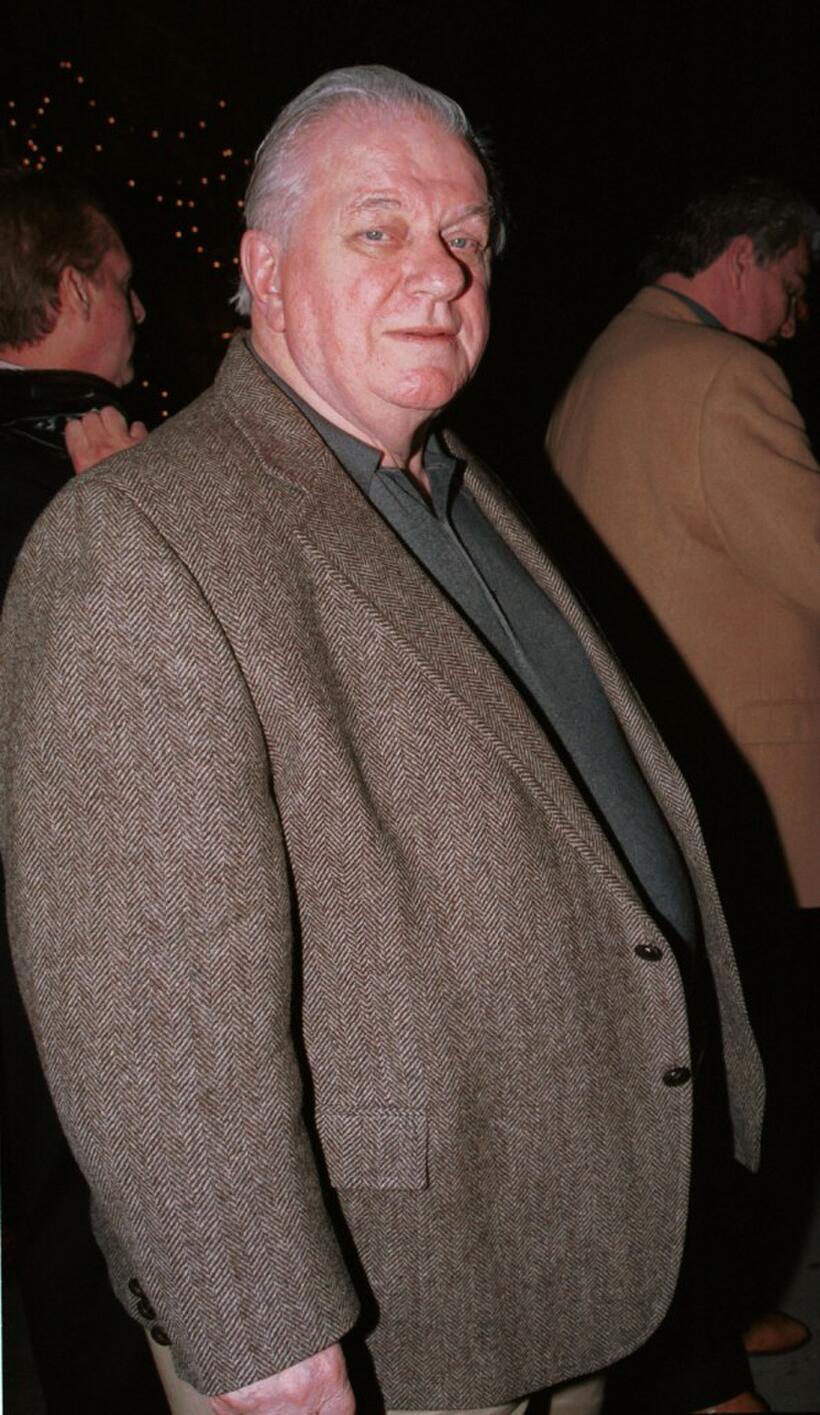Charles Durning at the Mr. Chows restaurant.