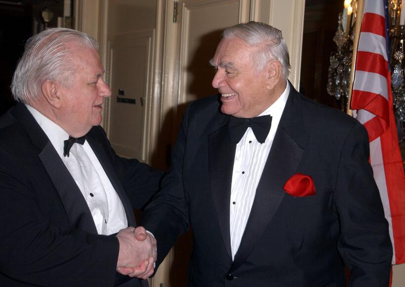 Charles Durning and Ernest Borgnine at the 7th Annual American Veteran Awards.
