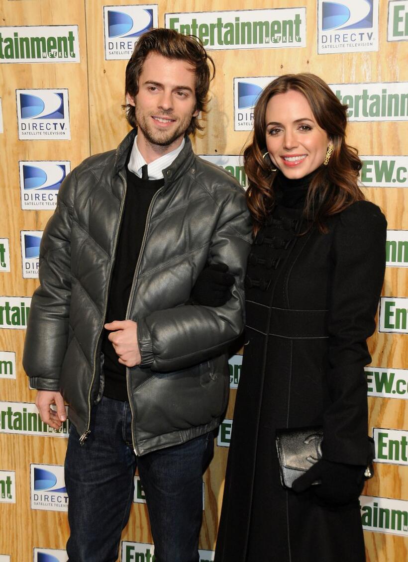 Eliza Dushku and her brother Nate Dushku at the Entertainment Weekly's Sundance Party held at the Legacy Lodge during the 2008 Sundance Film Festival.