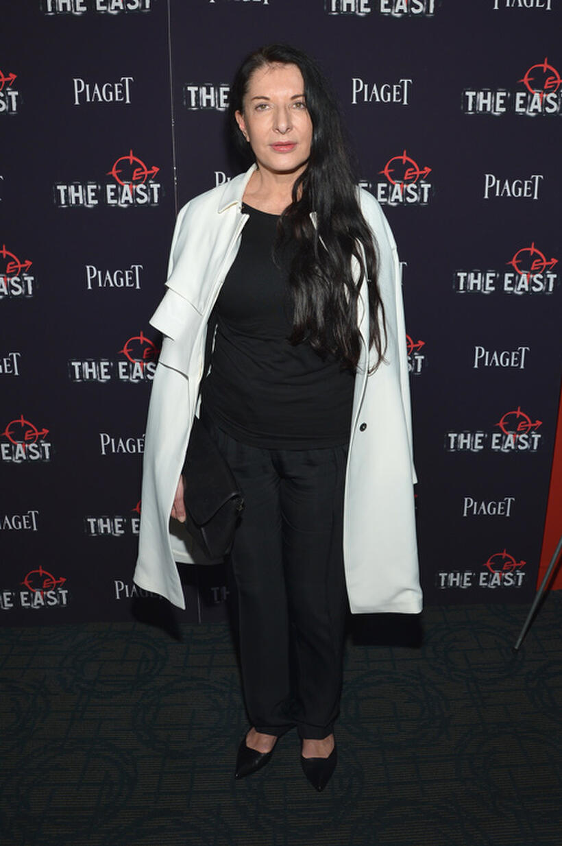 Marina Abramovic at the New York premiere of "The East."