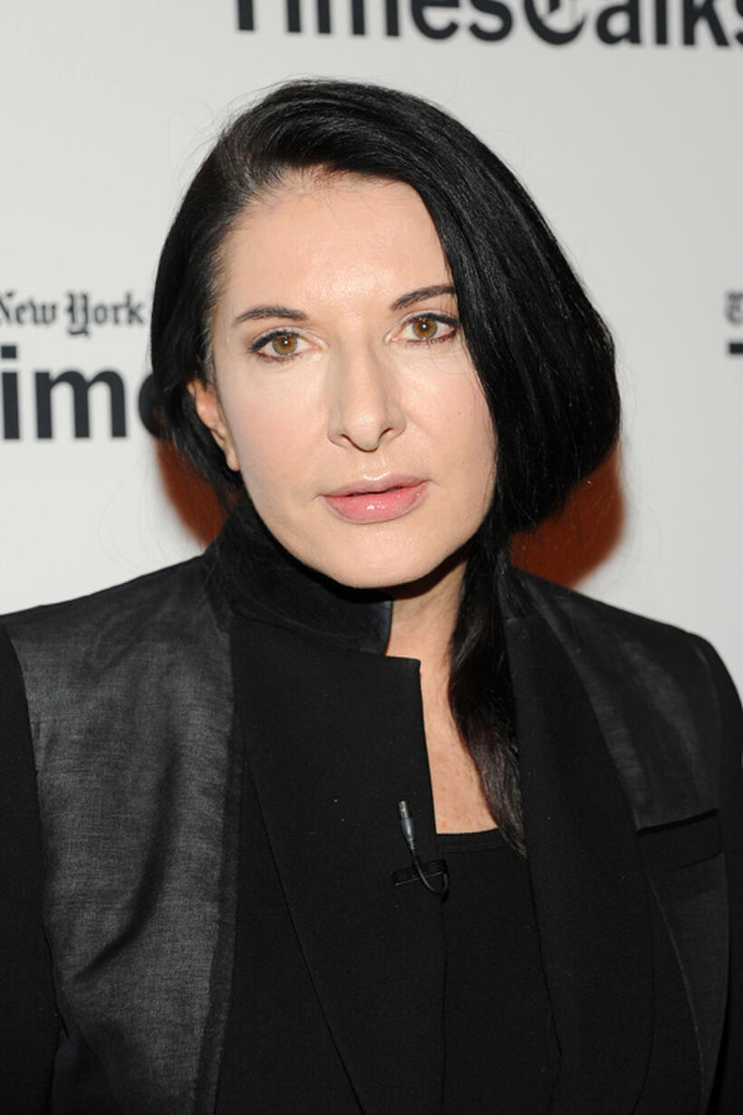 Marina Abramovic at the TimesCenter in New York.