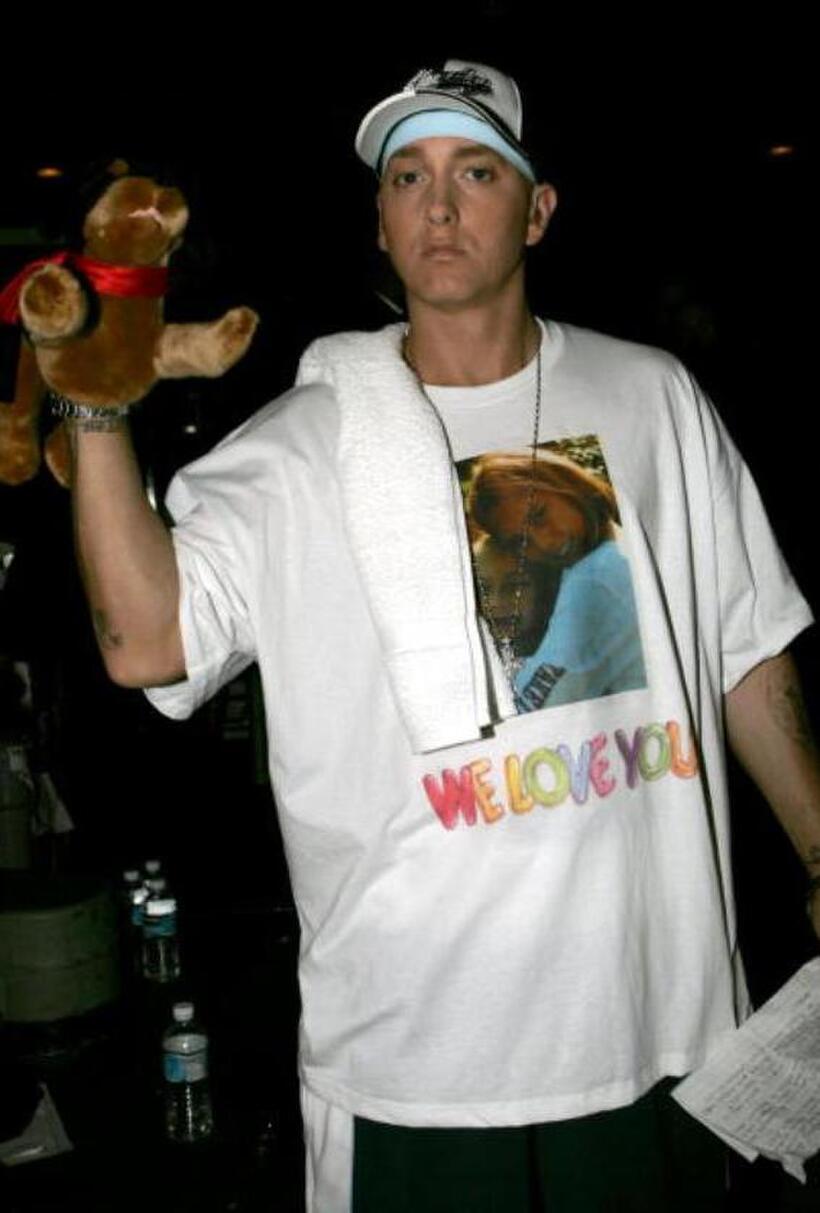Eminem at the 2005 MTV Movie Awards.