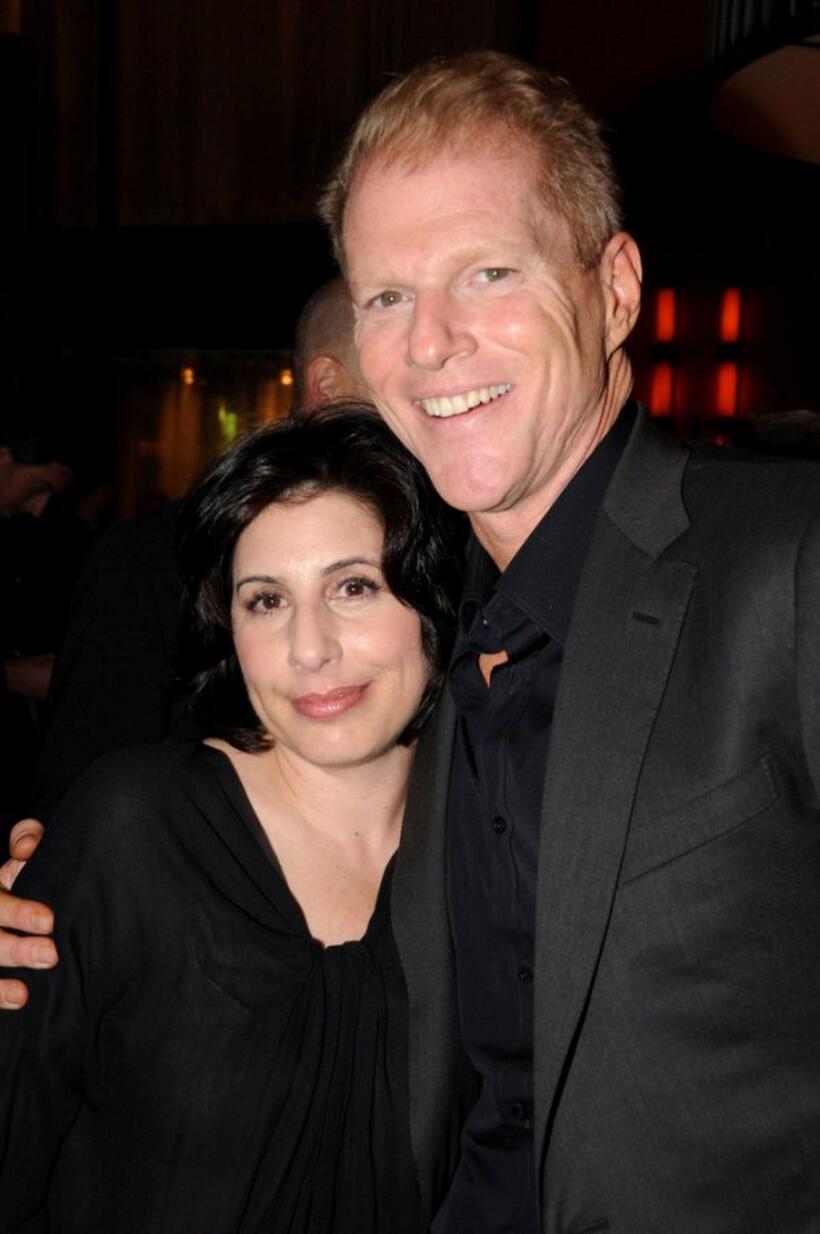 Sue Kroll and Noah Emmerich at the after party of the premiere of "Pride And Glory."