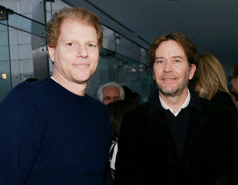 Noah Emmerich and Timothy Hutton at the after party premiere of "The Last Mimzy."