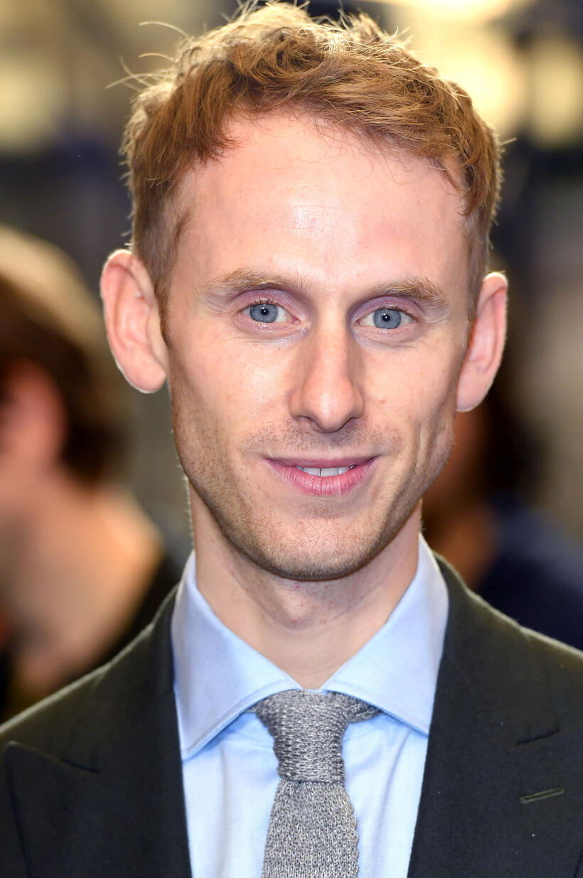 Robert Emms at the UK premiere of "Borg vs. McEnroe" in London.