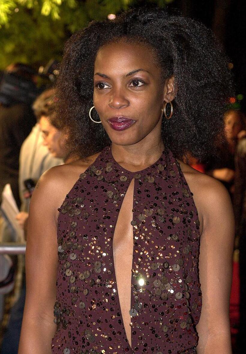 Aunjanue Ellis at the premiere of "Men of Honor."