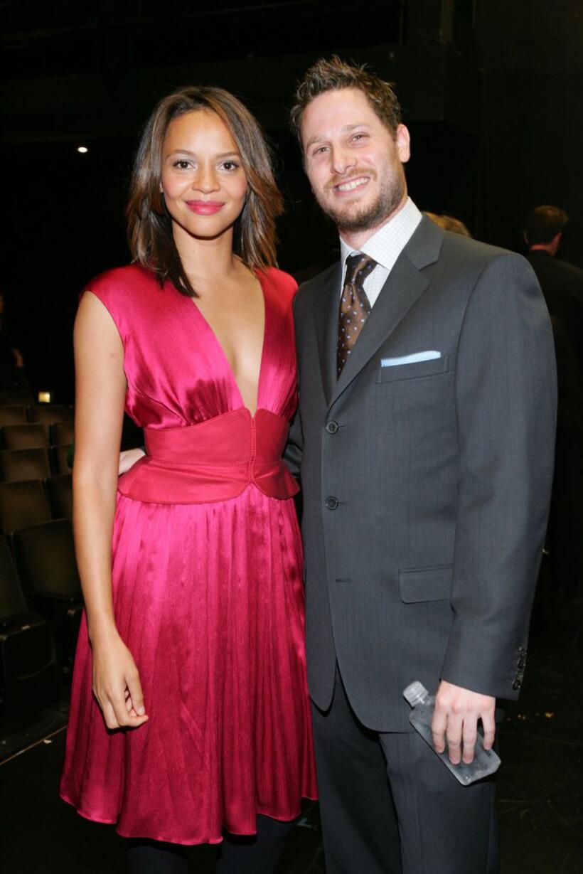 Carmen Ejogo and Jason Smilovic at the premiere of "Kidnapped" and "Made In NY" during the New York Television Festival opening night gala.