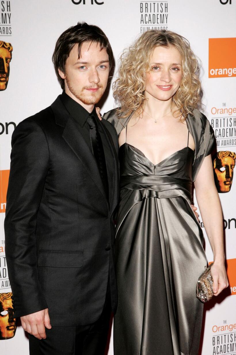 James McAvoy and Anne-Marie Duff at the Orange British Academy Film Awards.