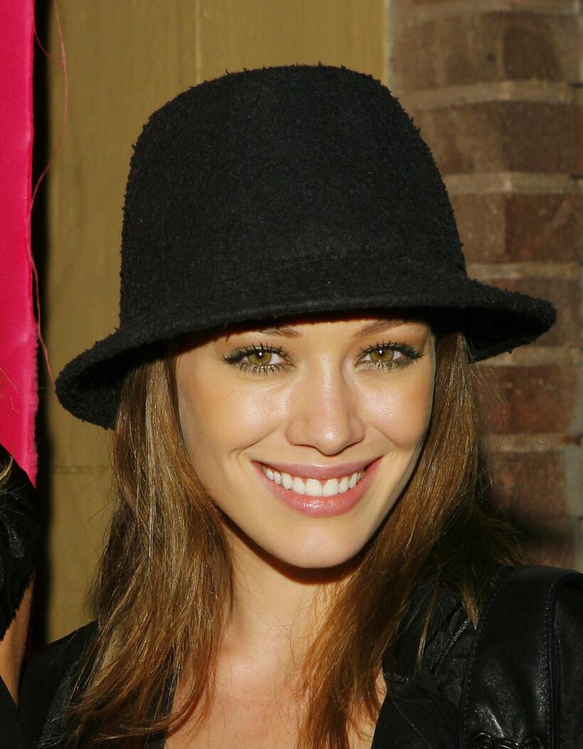 Hilary Duff at Joanna Schlips' launch of the J-Gurlz Fund and her book 'Glamour Girlz' in Hollywood.