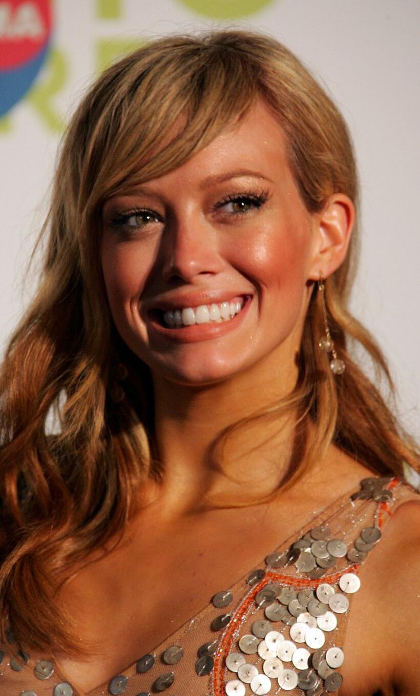Hilary Duff at the press room during the 2005 MTV Video Music Awards.