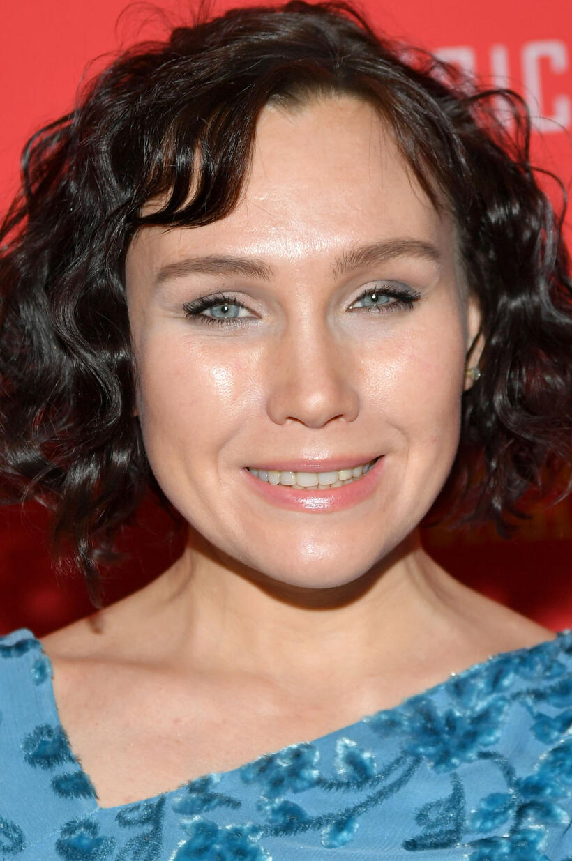 Daria Ekamasova at the "The Americans" Season 6 premiere in New York City.