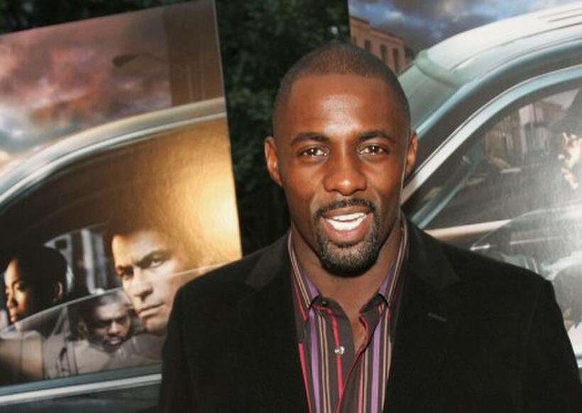 Idris Elba at the New York premiere of "The Wire."