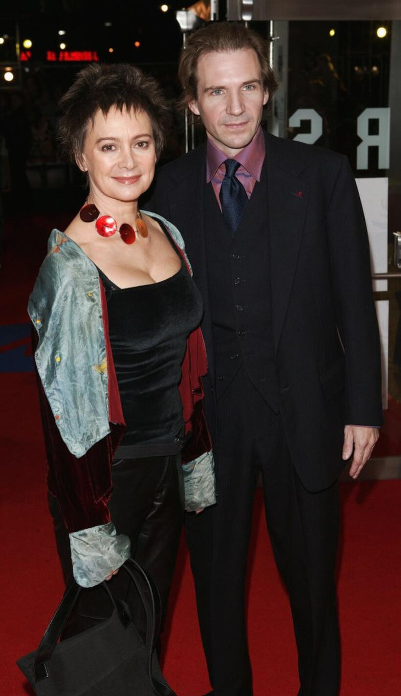 Francesca Annis and Ralph Fiennes at the "What We Did Last Summer" Robbie Williams Live At Knebworth DVD Premiere.