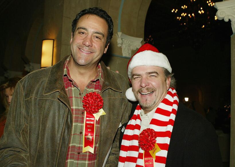 Brad Garrett and Bill Engvall at the 73rd Annual Hollywood Christmas Parade.