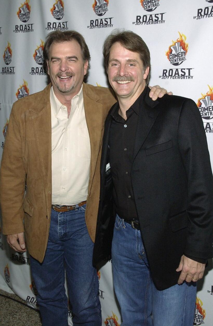 Bill Engvall and Jeff Foxworhty at the Comedy Centrals Jeff Foxworthy Roast.