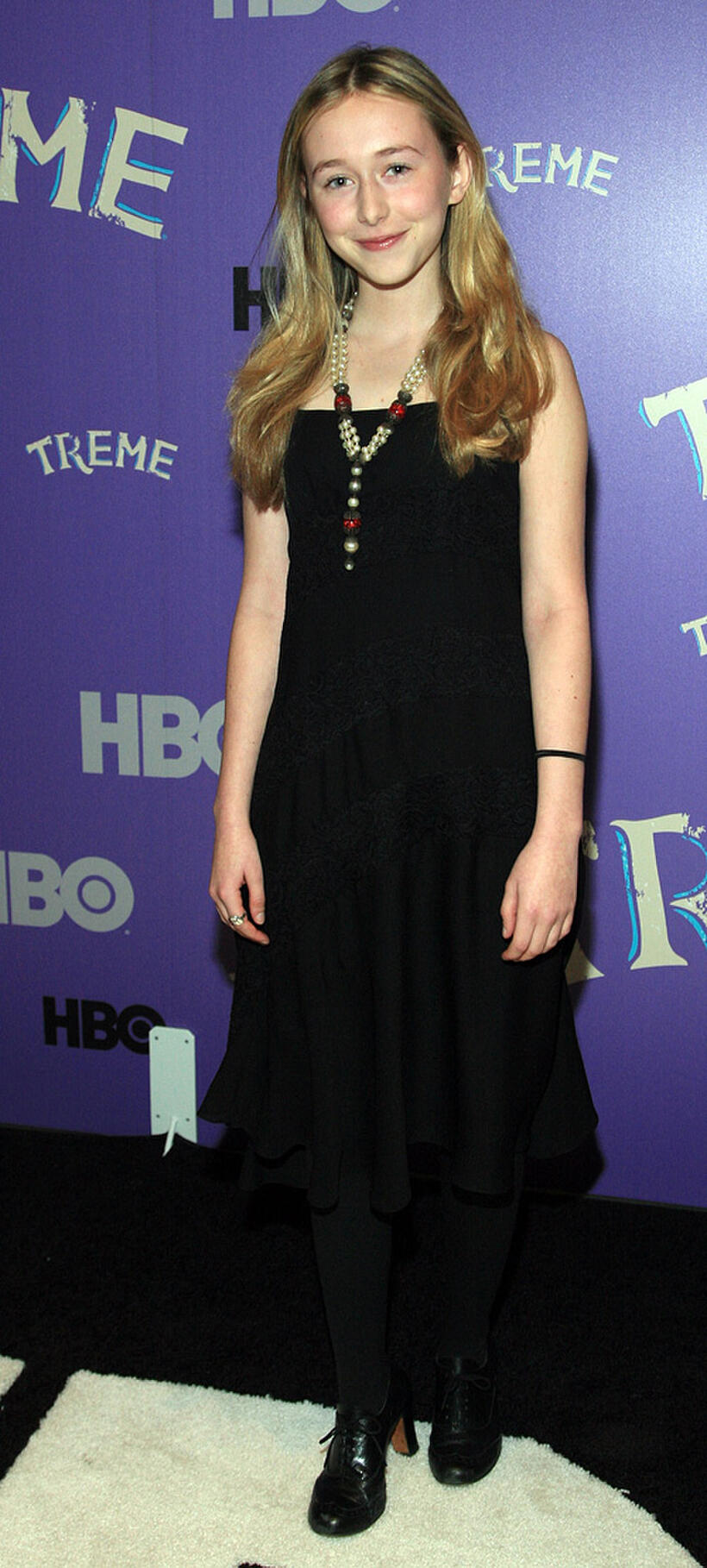 India Ennenga at the New York premiere of "Treme."
