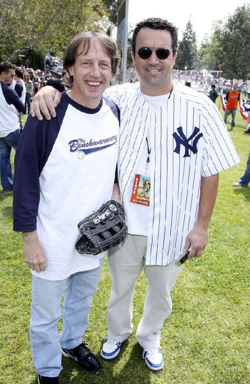 Dennis Dugan and Producer Jack Giarraputo at the premiere of "The Benchwarmers" - Pre-Game.