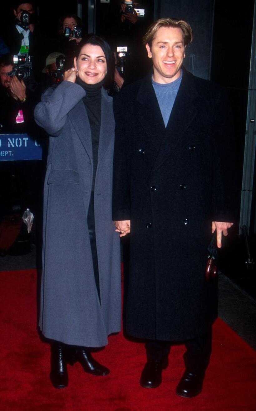 Ron Eldard and Julianna Margulies at the world premiere of "I Dreamed Of Africa" at Sony Theatres Lincoln Square in New York City.