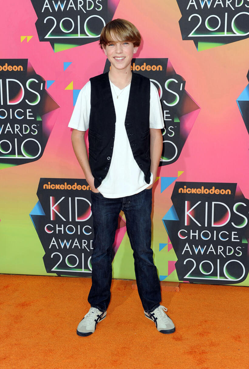 Chase Ellison at the Nickelodeon's 23rd Annual Kid's Choice Awards in California.
