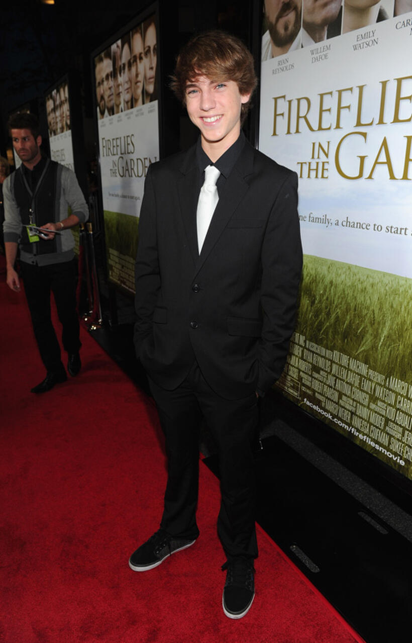 Chase Ellison at the California premiere of "Fireflies In The Garden."