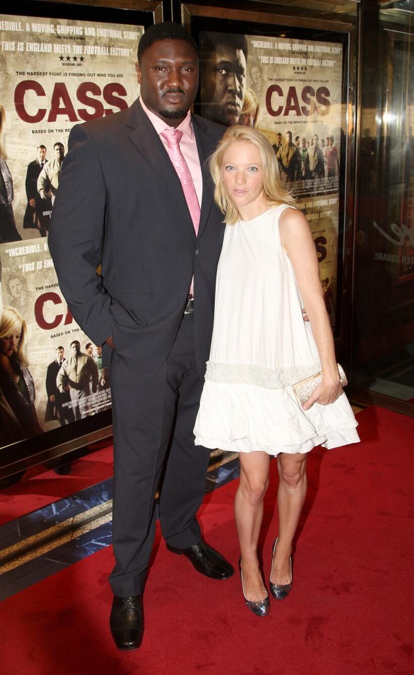 Nonso Anozie and Nathalie Press at the UK premiere of "Cass."