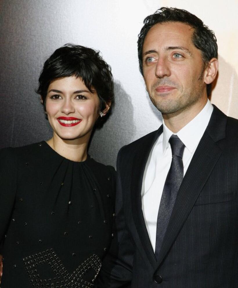 Audrey Tautou and Gad Elmaleh at the premiere of "Hors De Prix."